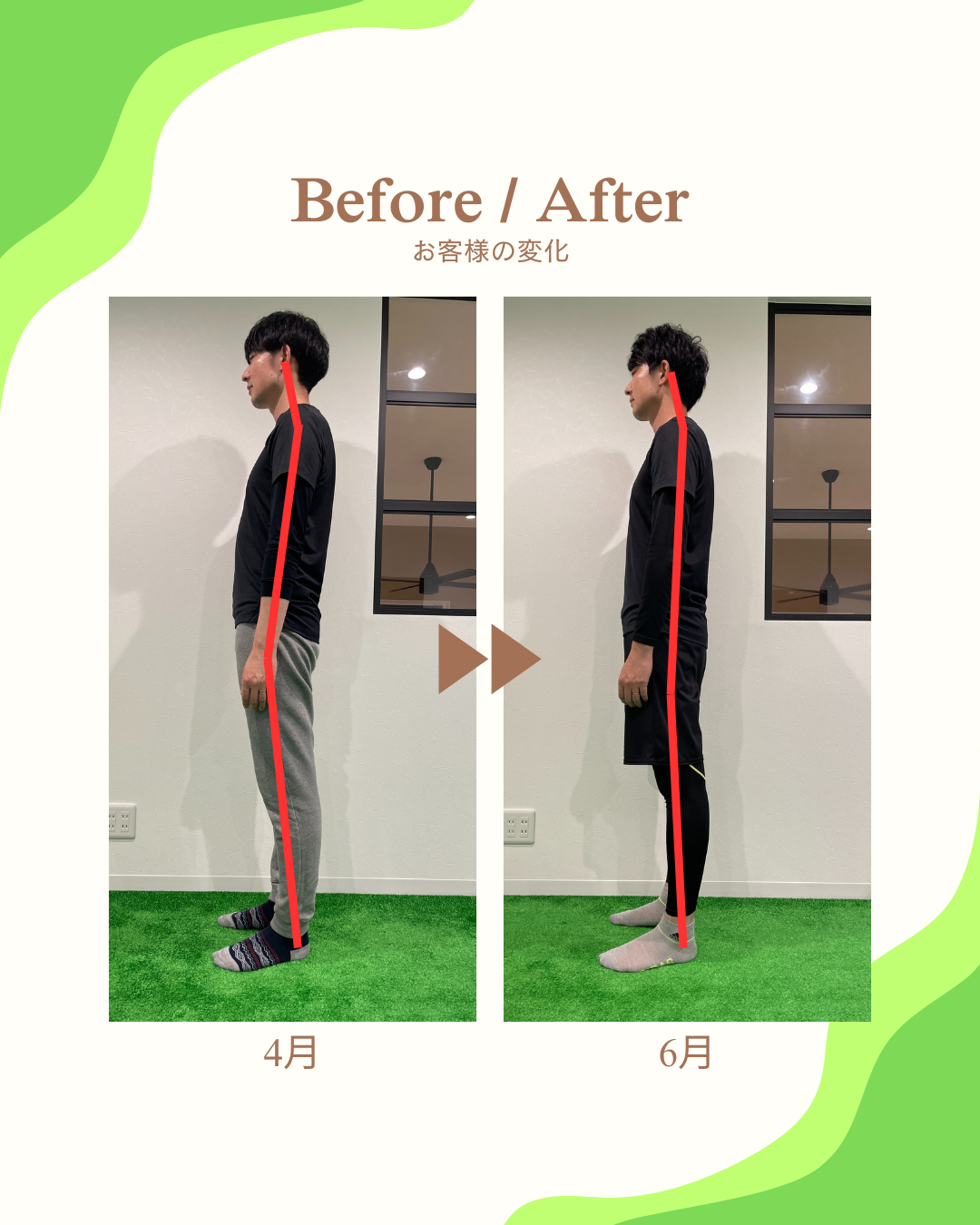 【つくば】整体×パーソナルトレーニング:姿勢改善「Before/After◇気になるぽっこりお腹を姿勢から改善!」page-visual 【つくば】整体×パーソナルトレーニング:姿勢改善「Before/After◇気になるぽっこりお腹を姿勢から改善!」ビジュアル